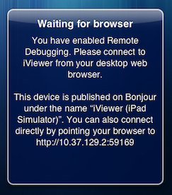 iViewer waiting for Remote Monitor connection
